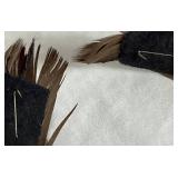 American Hat Co. 3X Clear Beaver Cowboy Hat Size 7 with Feather Band (Comes with Original Box)