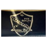 American Hat Co. 3X Clear Beaver Cowboy Hat Size 7 with Feather Band (Comes with Original Box)