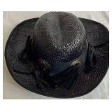 Vintage Western Hat Collection - Sonni San Francisco Woven Hat (No Size Marked), Fox Western Hat Co. Size 7, Red 100% Wool Felt Hat ( No Size Marked)