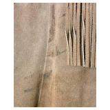 Western Style Suede Fringe Vintage Jacket - 46 chest, 24 length