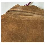 Western Style Suede Fringe Vintage Jacket - 46 chest, 24 length