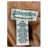 2 Suede Skirts - Size 18 W and Black Suede Shorts - Size 16, Saint Johns Bay and August Max Women