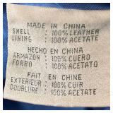 Maggie Barnes Leather Jacket Size 1X and Wilsons Leather Gloves Size L (Tag still attached)