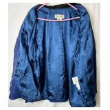 Maggie Barnes Leather Jacket Size 1X and Wilsons Leather Gloves Size L (Tag still attached)