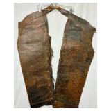 Distressed Gopher Brand Chaps