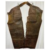 Distressed Gopher Brand Chaps