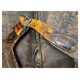 Distressed Gopher Brand Chaps