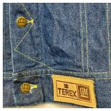 Vintage Lee Rider Terex General Motors Denim Trucker Jacket Size 46L