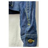 Vintage Lee Rider Terex General Motors Denim Trucker Jacket Size 46L