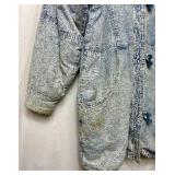 Blue Creek Vintage Acid Wash Denim Full Length Jean Jacket Size 1X