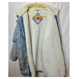 Blue Creek Vintage Acid Wash Denim Full Length Jean Jacket Size 1X