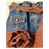 Vintage Denim Collection - (2) Dresses - Size 16, (2) Handbags, (1) Denim Jacket 