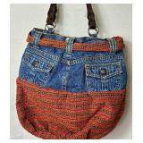 Vintage Denim Collection - (2) Dresses - Size 16, (2) Handbags, (1) Denim Jacket 