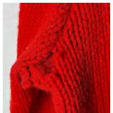 (2) Vintage Cowichan German Shepherd Hand Knit 100% Wool Zip Up Sweaters 