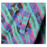 Cosecha Designs Wool Blanket Poncho Style Coat - One Size Fits Most, 40 Length 