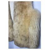 Genuine Lamb Fur Hat Made in Italy and Lamb Fur Vest