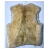Genuine Lamb Fur Hat Made in Italy and Lamb Fur Vest