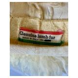 Genuine Lamb Fur Hat Made in Italy and Lamb Fur Vest