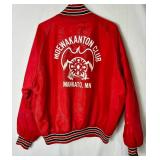 Two Vintage Mdewakanton Club Mankato, MN Butwin Bomber Jackets Size XL