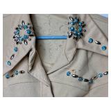 Set of 3 Womens 70s Embroidered/Embellished Polyester Pantsuits 