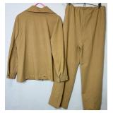 Set of 3 Womens 70s Embroidered/Embellished Polyester Pantsuits 