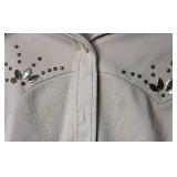 Set of 3 Womens 70s Embroidered/Embellished Polyester Pantsuits 