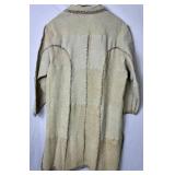 Tan 3Pc CBO New York Leather Suede Patchwork Pantsuit Set - Size 1X