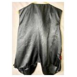 Vintage Scala Poinsettia Vest - Size 1X, (3) JC Sequined Vests - Sizes XL and XXL with Matching Hats and animal Animal Print Fanny Pack