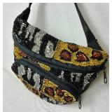 Vintage Scala Poinsettia Vest - Size 1X, (3) JC Sequined Vests - Sizes XL and XXL with Matching Hats and animal Animal Print Fanny Pack