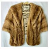 Gruidl Furs Minneapolis Vintage Mink Hand-warmer Shrug, one size fits most
