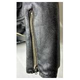 Hercules Outerwear by Sears Vintage Genuine Top Grain Front Quarter Horse Hide Leather Jacket with Belt