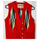 Vintage Chimayo 100% Wool Vest