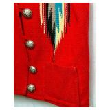 Vintage Chimayo 100% Wool Vest