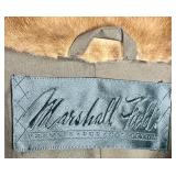 Marshall Fields Natural Female Demi Buff Mink 3/4 Coat, Hooks and Eye Closures and Cuffed Sleeve Finish