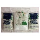 Large Bundle of Village Accessories - Includes: Lights Picket Fence, Lamp Posts, Trees, Snow, Two Landscape Pieces,  AC Power Adapters