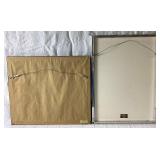 Mario Fernandez Bundle - Includes: 1983 Mario Fernandez Framed Sketches Behind "Courtship Flight" and Personally Dedicated and Framed "The Courtship Flight  Poster Print"