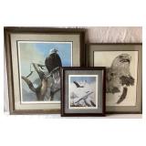 Signed and Numbered Collection of Eagle Prints Featuring Fernandez,  Behringer, and Calliguri