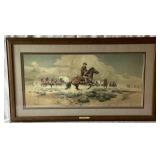 Western Art - "Under Attack by Frank C. McCarthy and "Fair Trade" by unknown