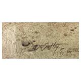 Western Art - "Under Attack by Frank C. McCarthy and "Fair Trade" by unknown