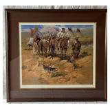 Western Art - "Under Attack by Frank C. McCarthy and "Fair Trade" by unknown