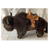 Witness of a Past - Bison Framed and Matted Print by Carl Brenders