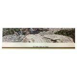 Vintage Cowboy Art - "Toll Collectors" 19.5" x 15.5" and "Loops and Swift Horses are Surer Than Lead" 19.5" x 15.5" by Charles Marion Russell and "Old Leather Denim and Dreams by R. Padre Johnson 36.5