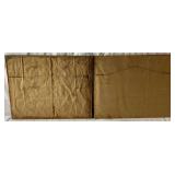 Vintage Cowboy Art - "Toll Collectors" 19.5" x 15.5" and "Loops and Swift Horses are Surer Than Lead" 19.5" x 15.5" by Charles Marion Russell and "Old Leather Denim and Dreams by R. Padre Johnson 36.5