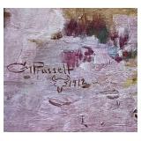 Vintage Cowboy Art - "Toll Collectors" 19.5" x 15.5" and "Loops and Swift Horses are Surer Than Lead" 19.5" x 15.5" by Charles Marion Russell and "Old Leather Denim and Dreams by R. Padre Johnson 36.5