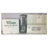 Dept  56 Original Village Accessories- Tree Lot 1 - Includes 4 Boxes
