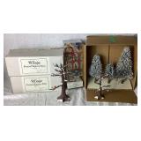 Dept  56 Original Village Accessories- Tree Lot 6 -  Inludes 5 Boxes