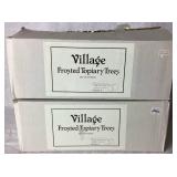 Dept  56 Original Village Accessories- Tree Lot 6 -  Inludes 5 Boxes