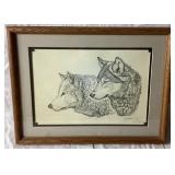 Pair of Pencil Sketches