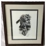 Pair of Pencil Sketches