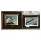 Mario Fernandez Bald Eagle Bundle - Both Framed, Signed and Numbered